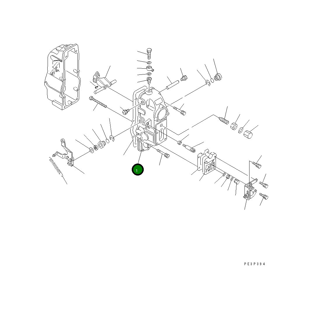Крышка DK154520-7020 Komatsu