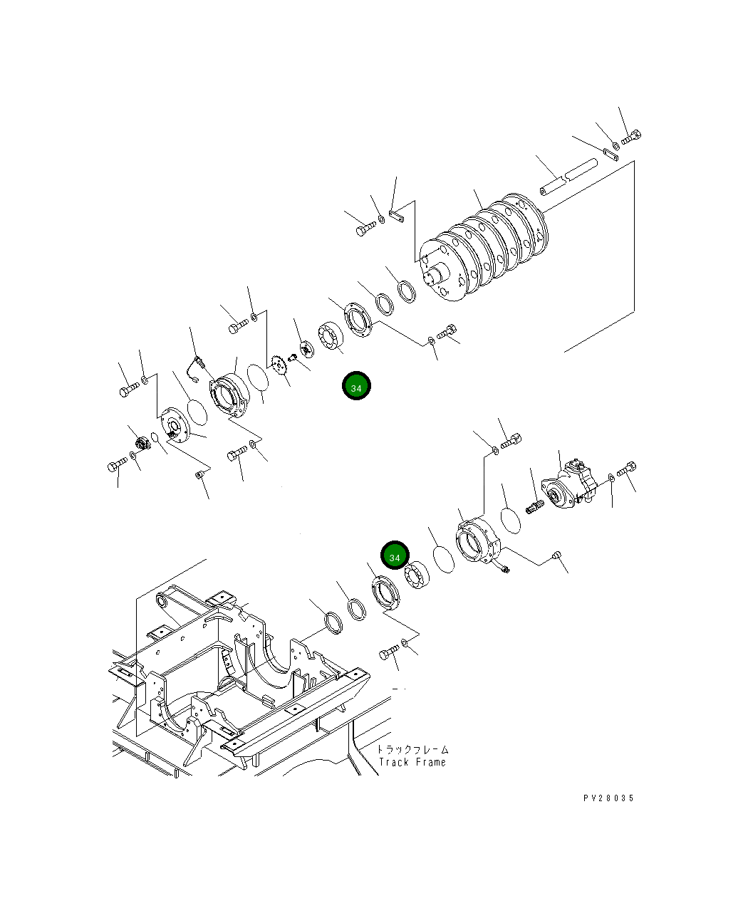 Подшипник 8298-70-1850 Komatsu
