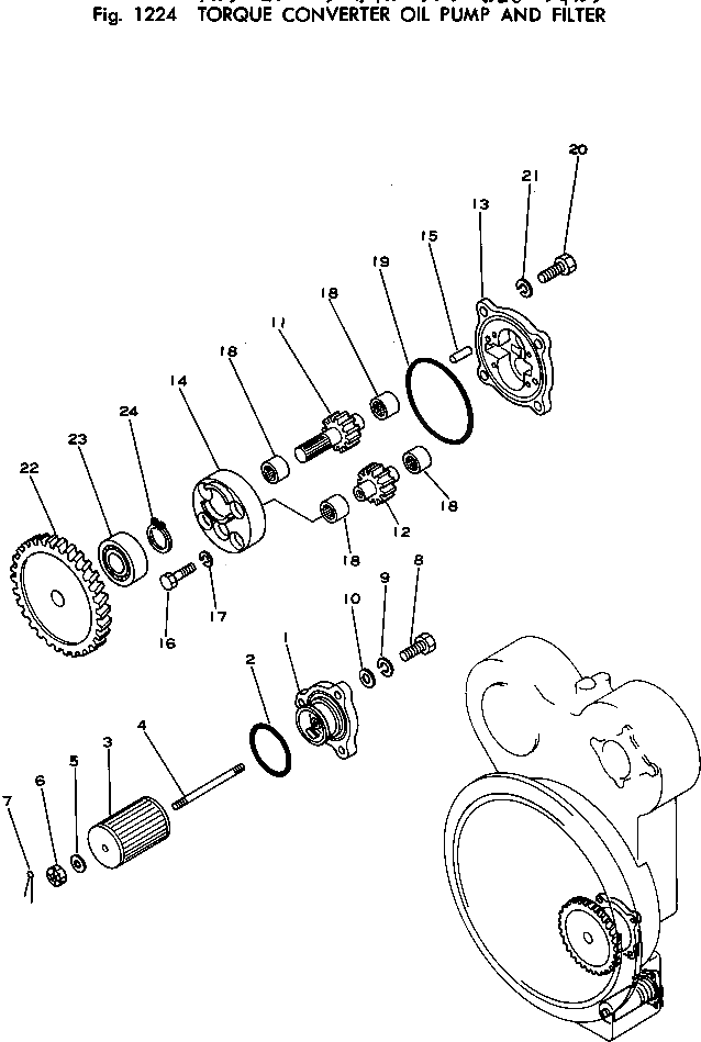 Крышка 195-13-23540 Komatsu
