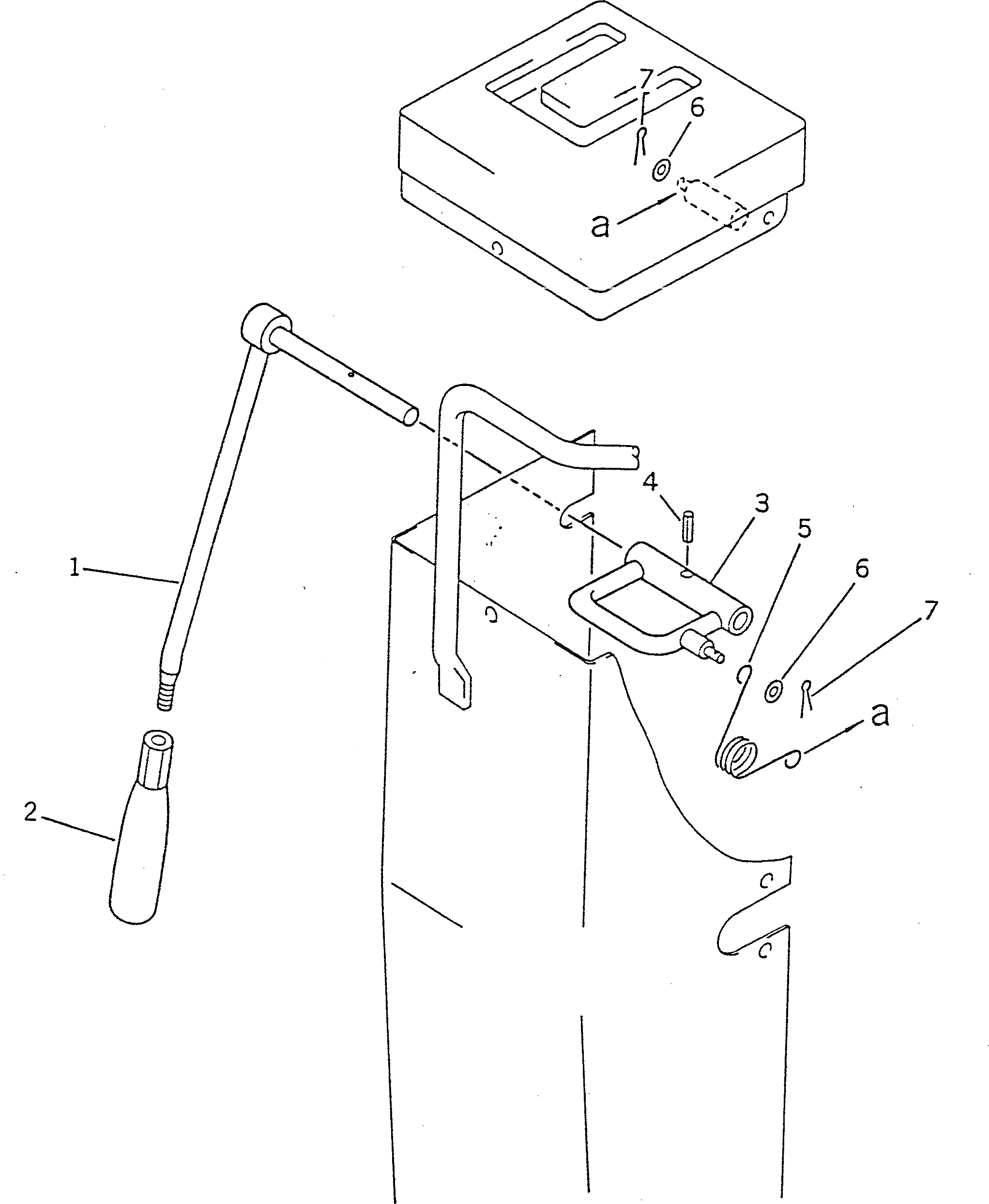 Рычаг 142-43-13221 Komatsu