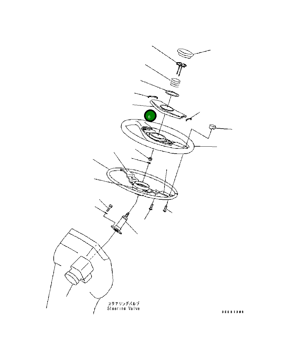 Крышка 421-40-42360  Komatsu