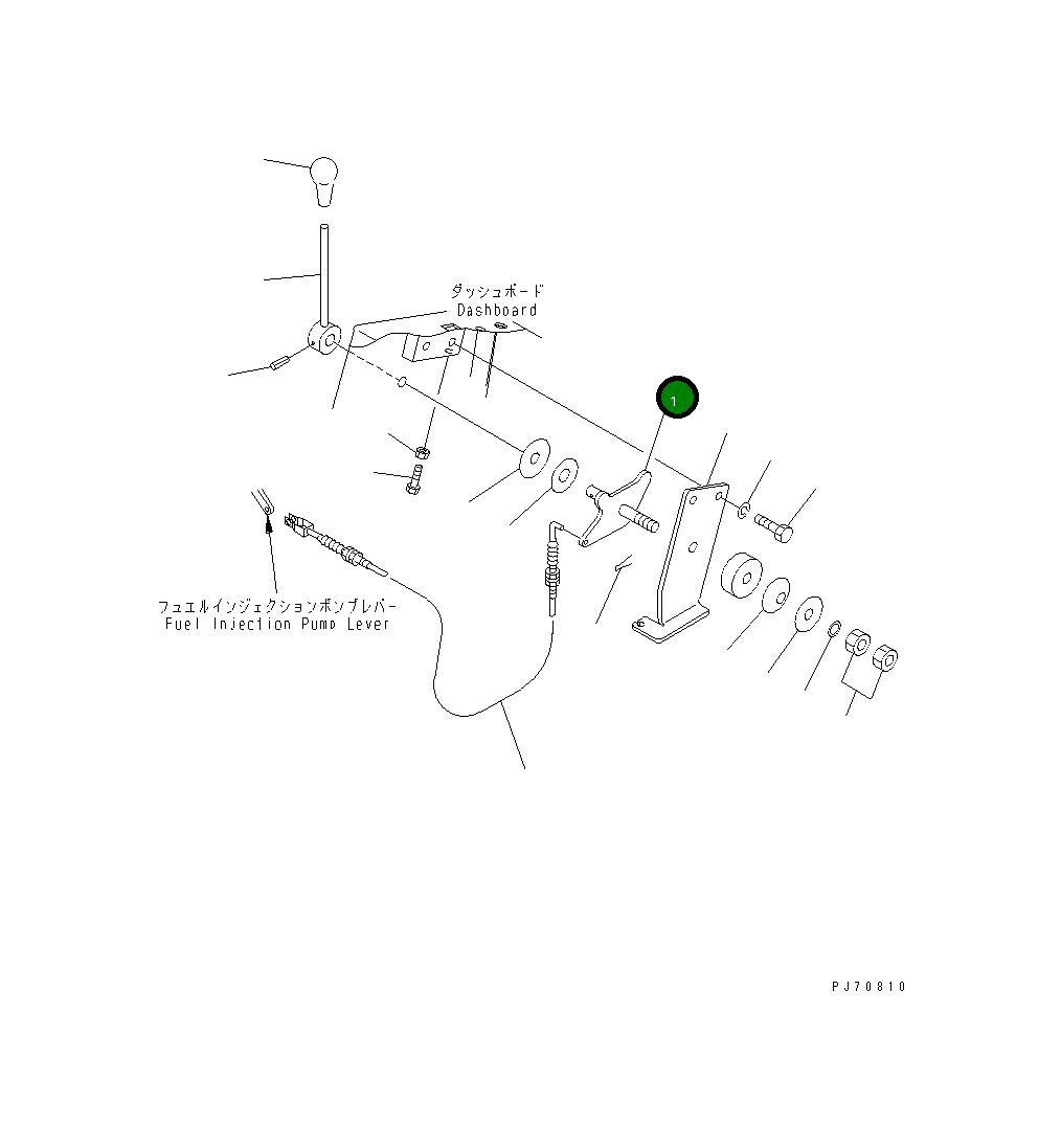 Рычаг 258-20-58201 Komatsu