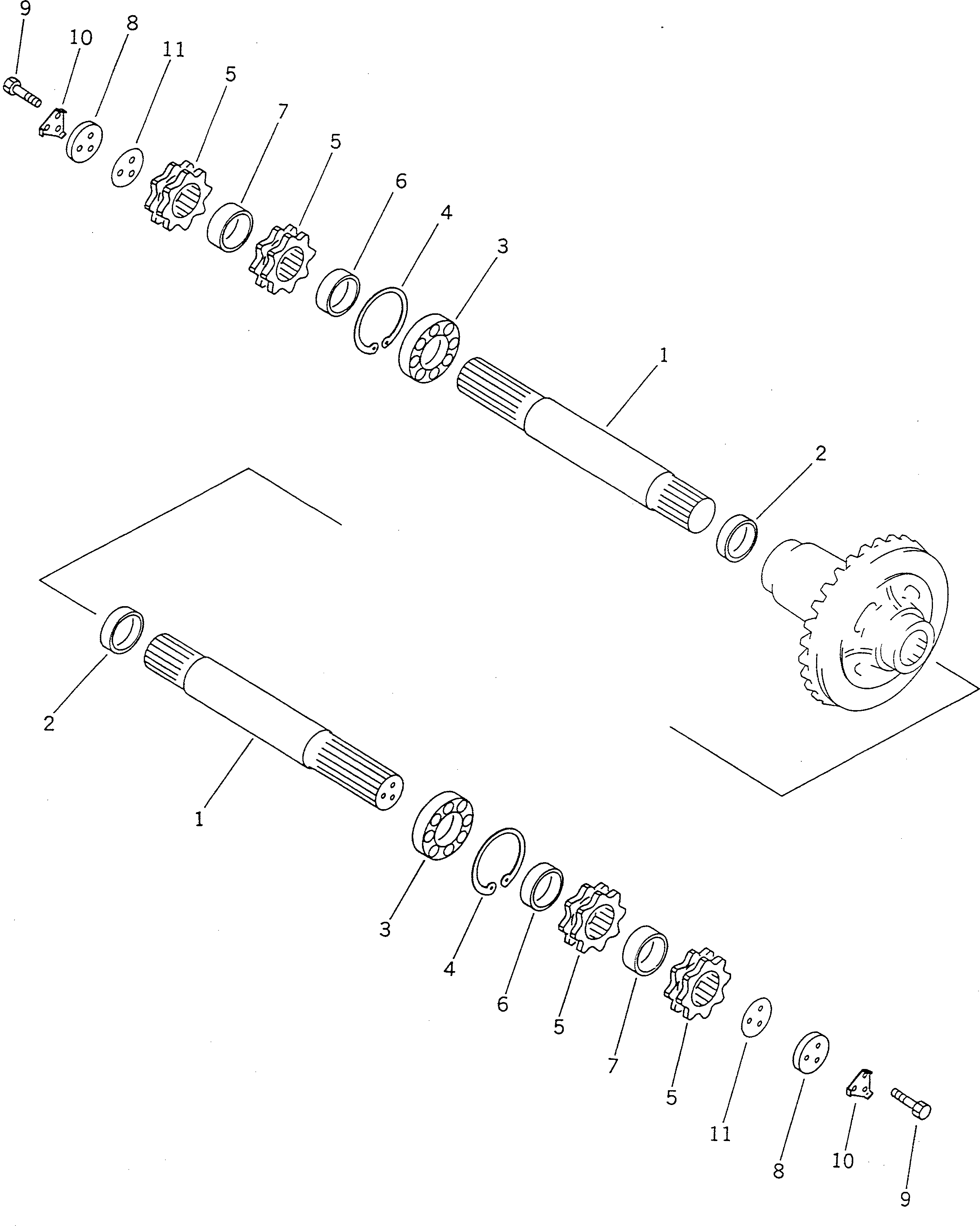 Подшипник 23B-22-23160 Komatsu