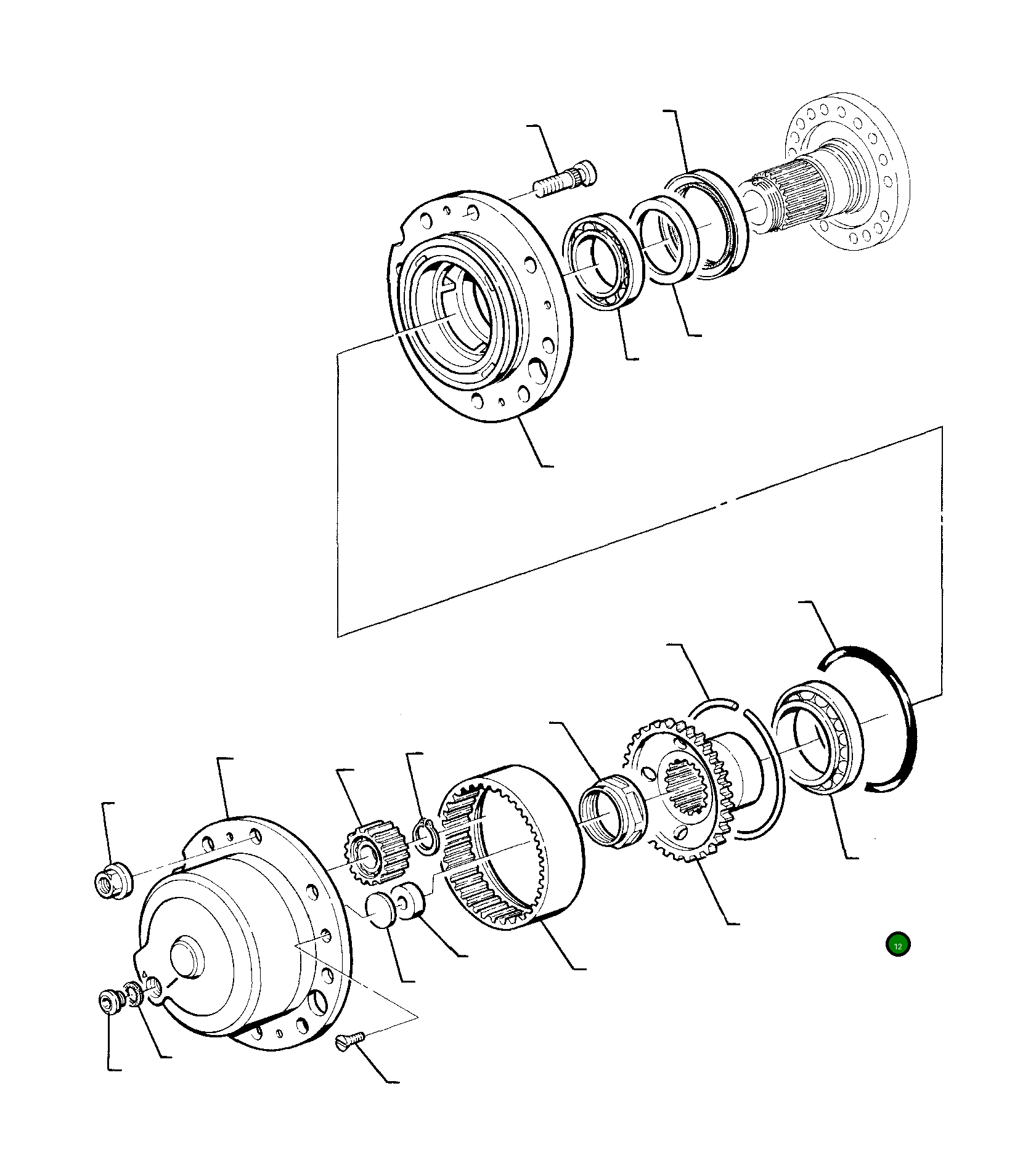 Подшипник MIB070314 Komatsu