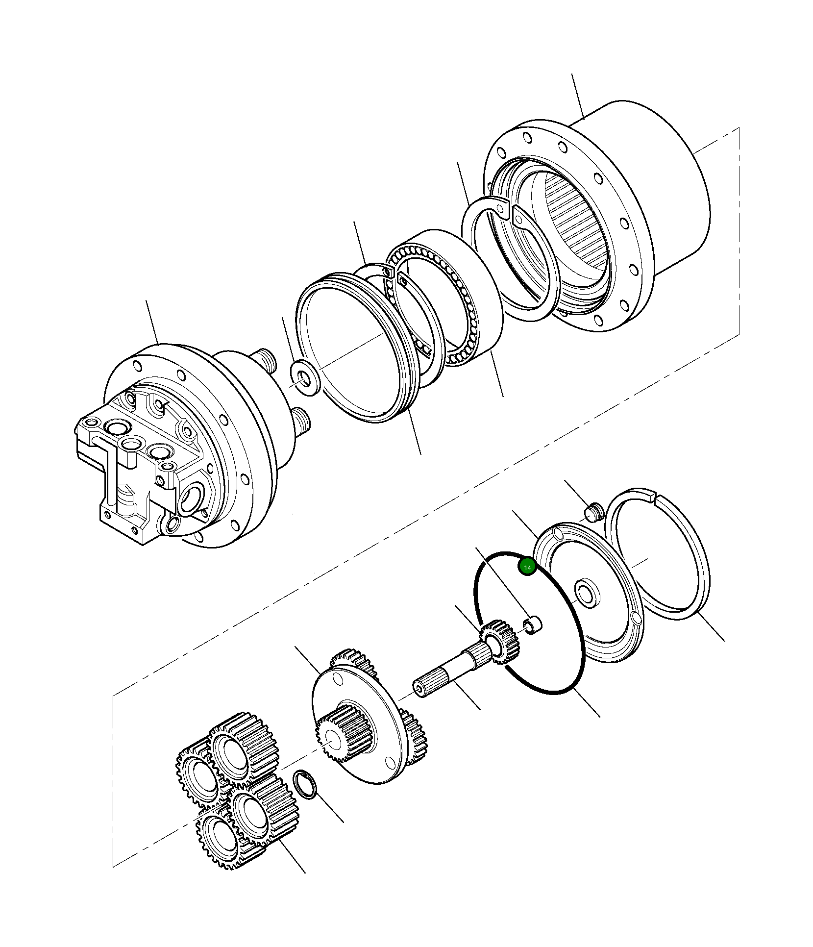 Крышка KIT RT2T237173120  Komatsu