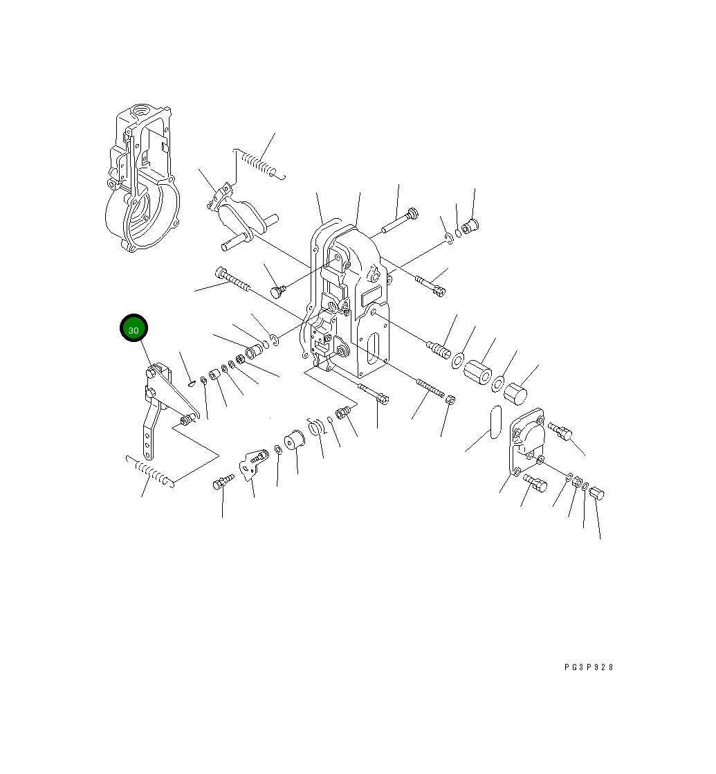 Рычаг DK154342-0420 Komatsu