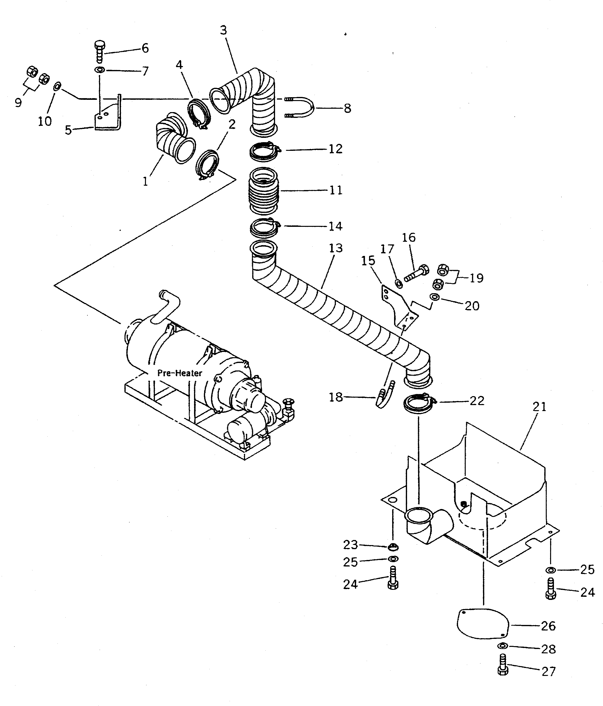 Крышка 208-01-51250 Komatsu