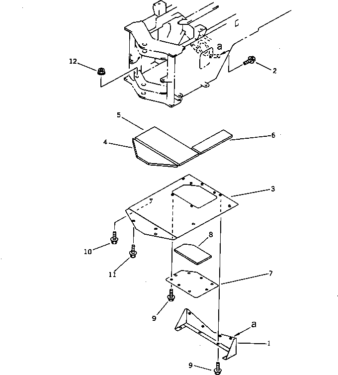Крышка 419-971-1152  Komatsu