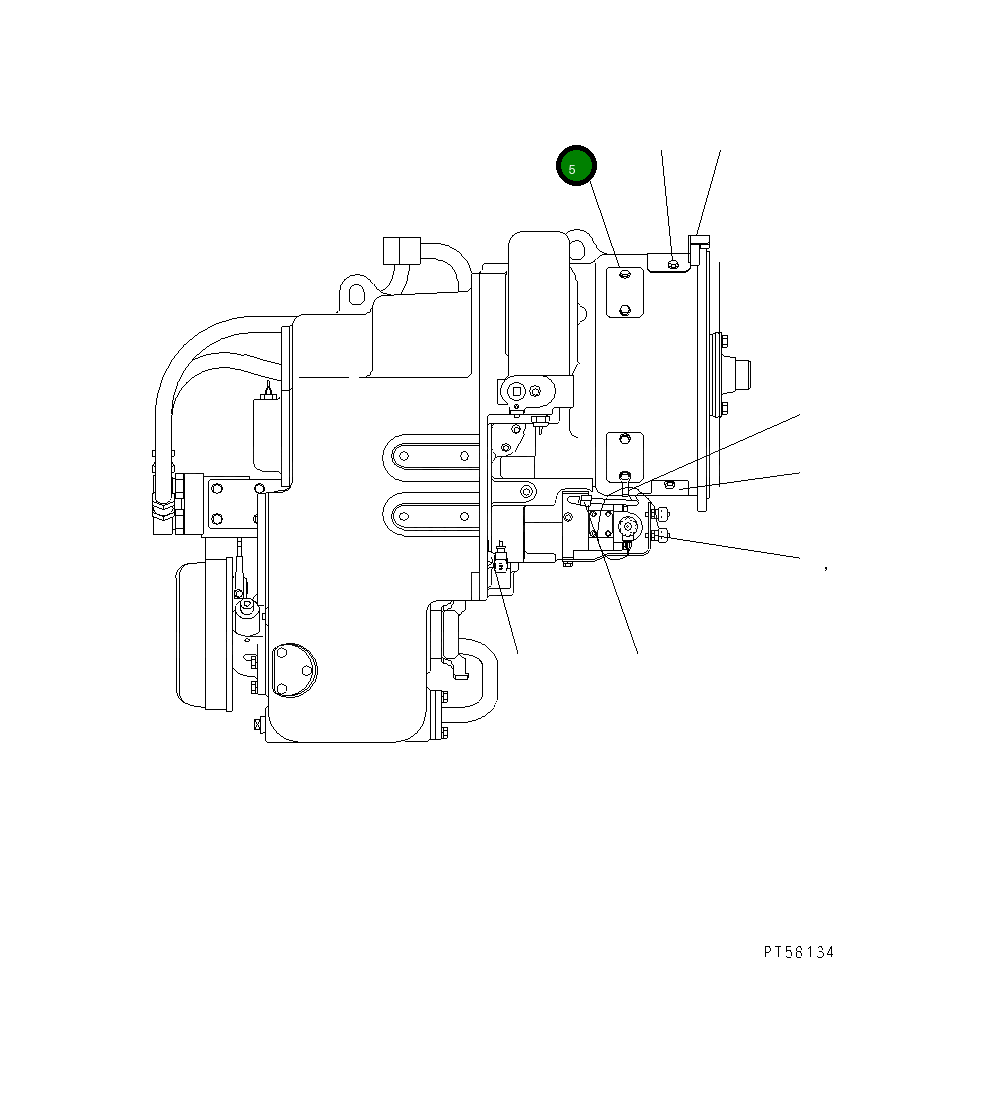 Крышка DC7621053000 Komatsu