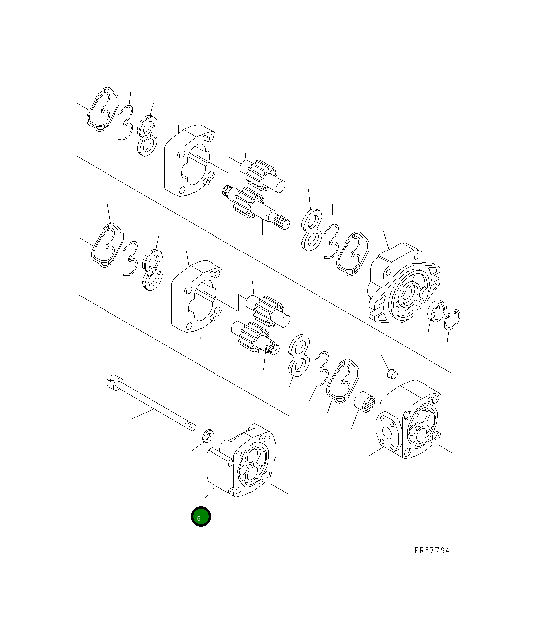 Крышка KB20132-50656  Komatsu