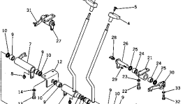 Рычаг 203-43-31163 Komatsu