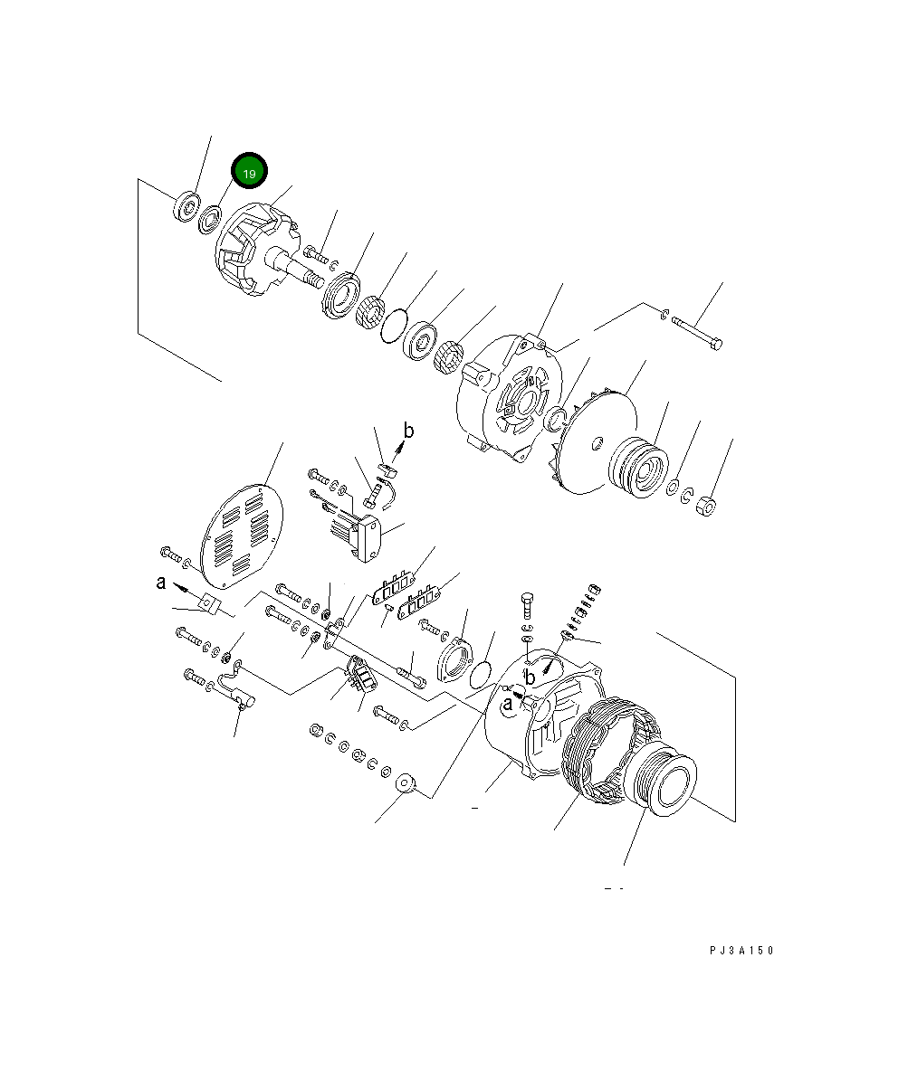 Крышка SD3409-003-00 Komatsu