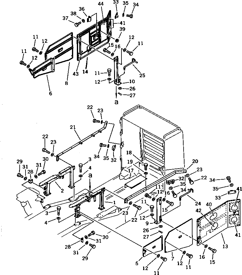 Крышка 426-54-11810  Komatsu