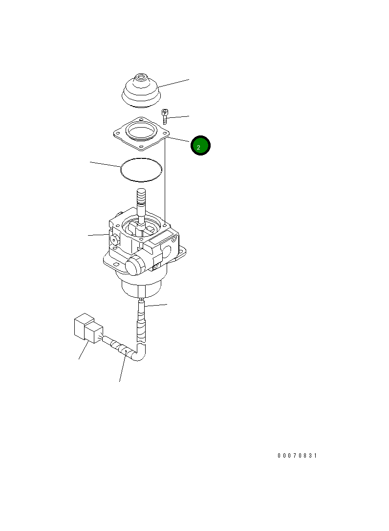 Крышка 702-16-62730  Komatsu