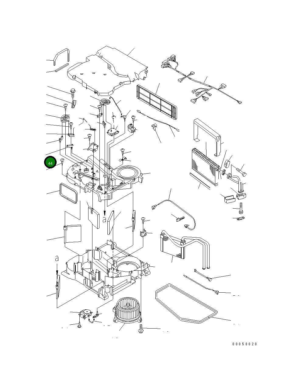 Рычаг ND116780-4710 Komatsu
