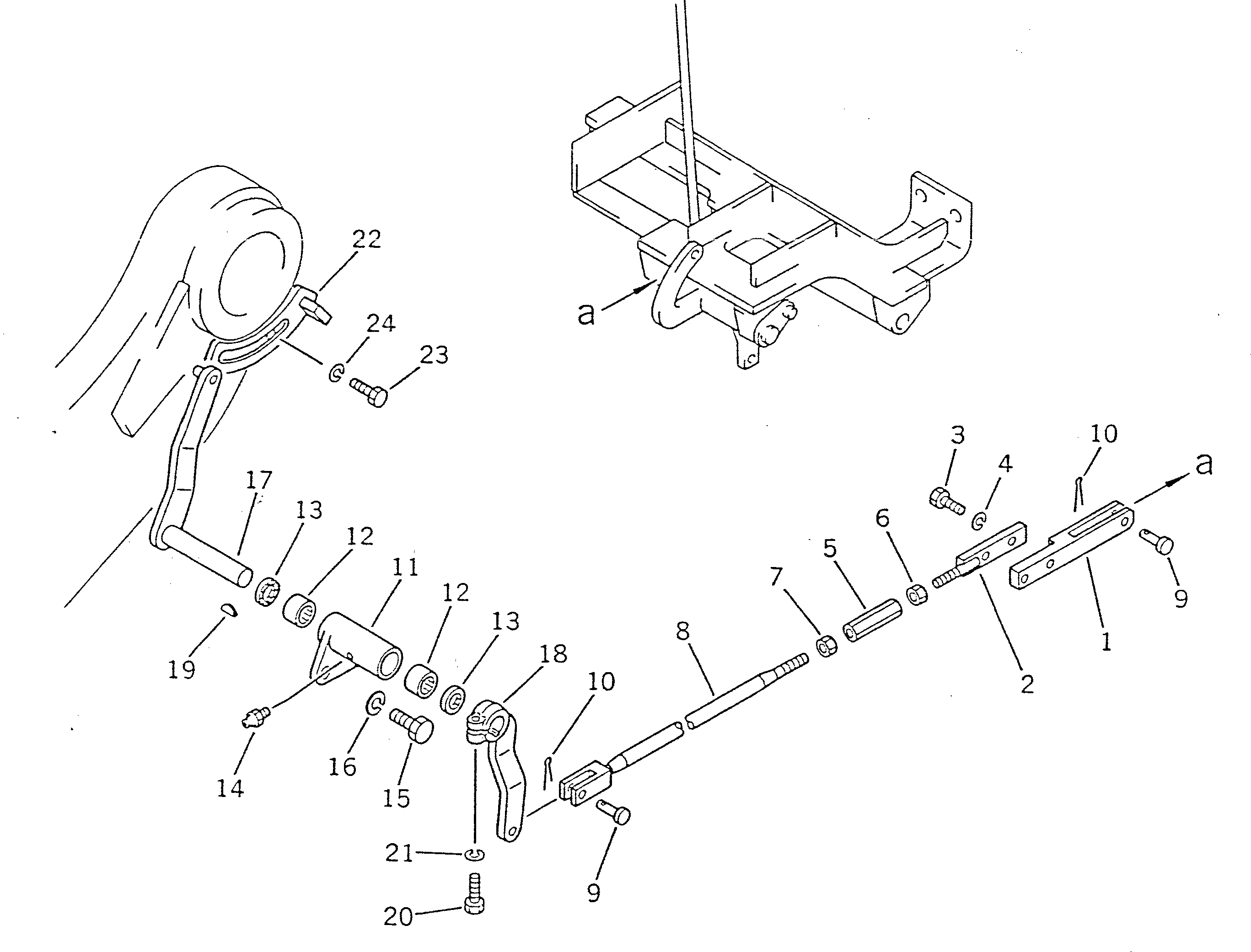 Рычаг 142-43-15610 Komatsu