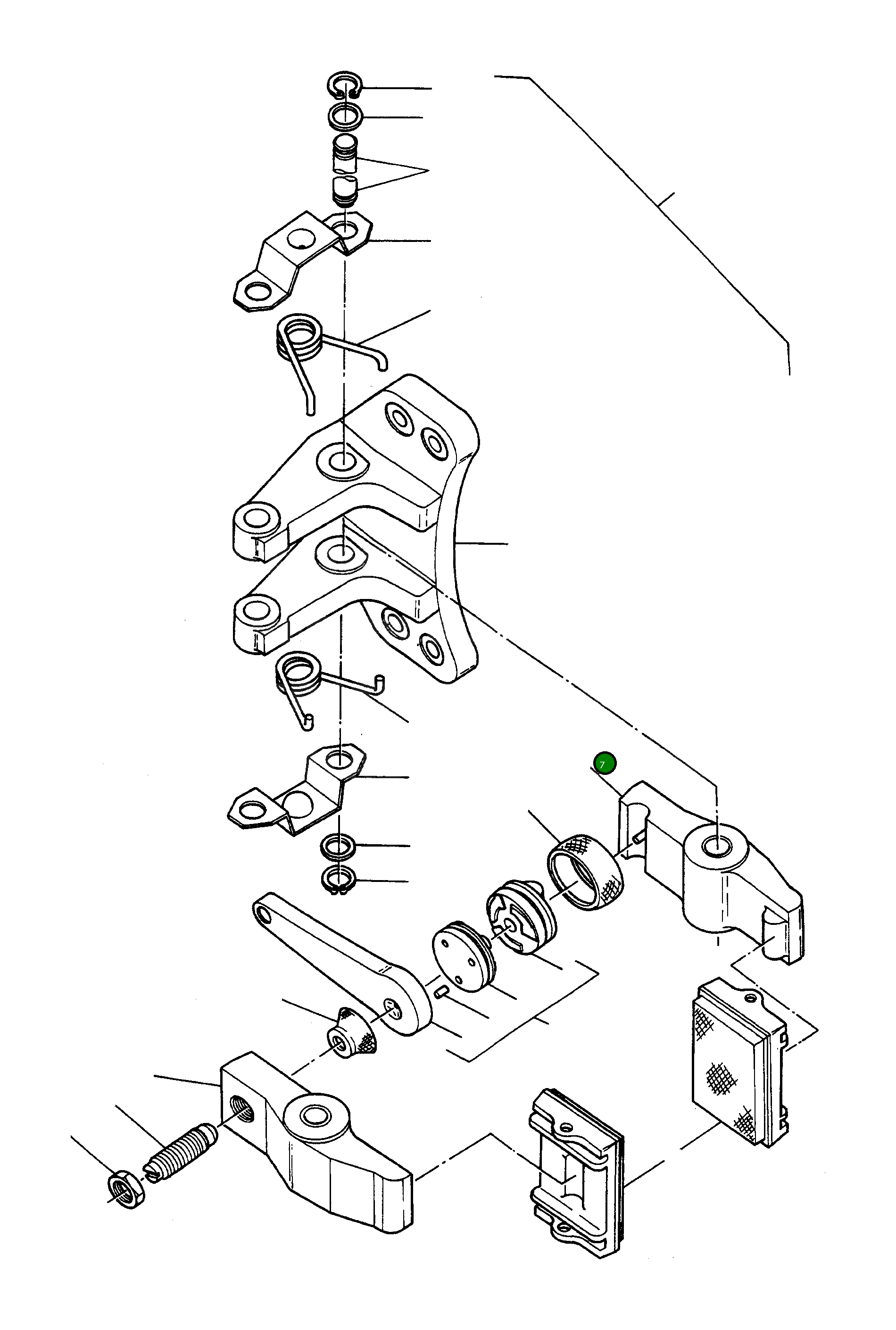 Рычаг 3229026M1 Komatsu