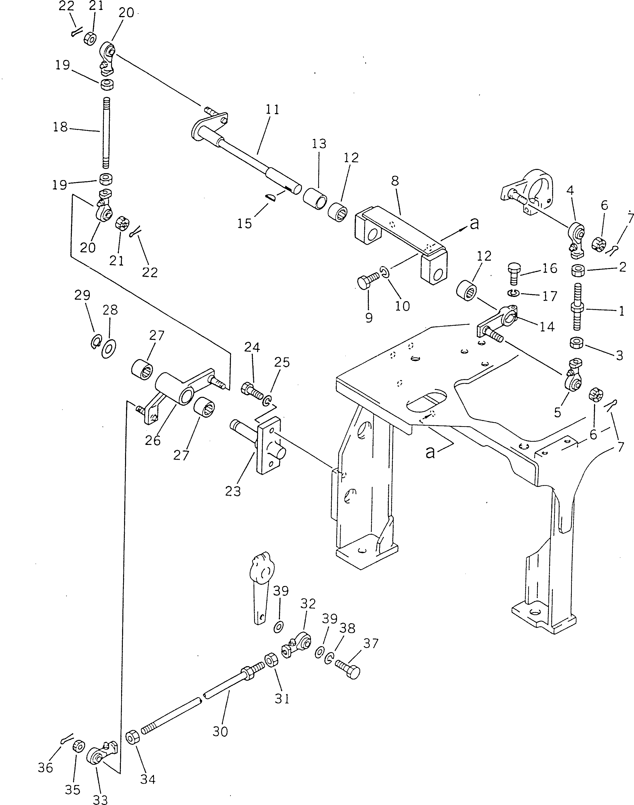 Рычаг 175-61-13672 Komatsu