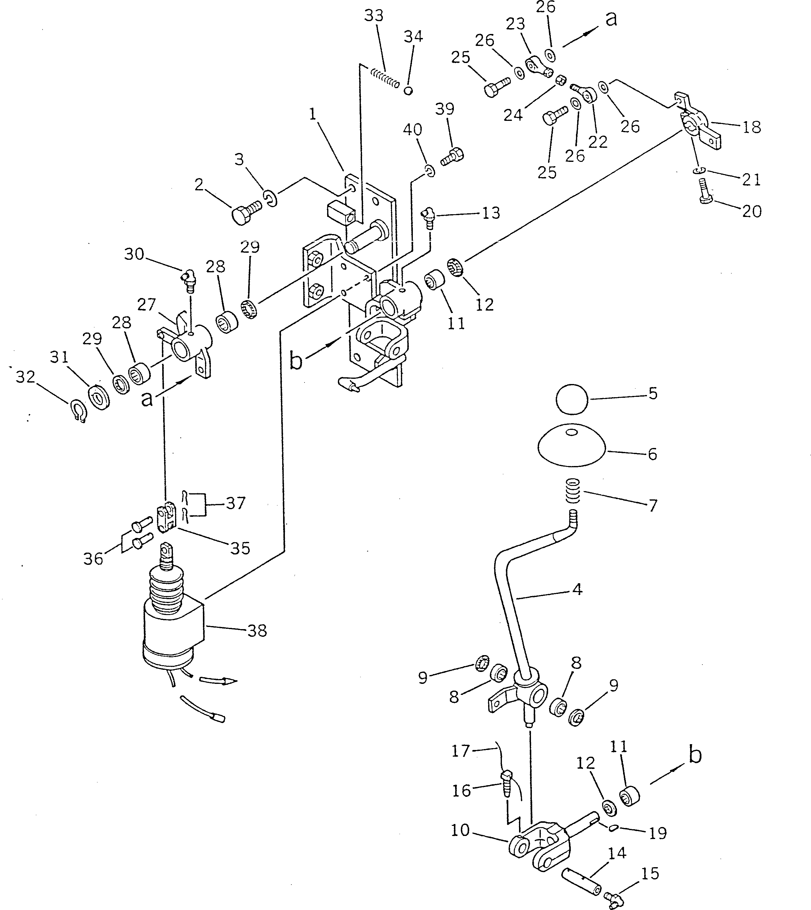 Рычаг 142-43-15231 Komatsu