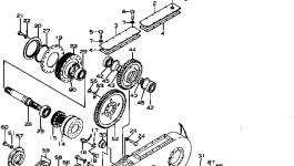 Крышка 234-23-12210 Komatsu