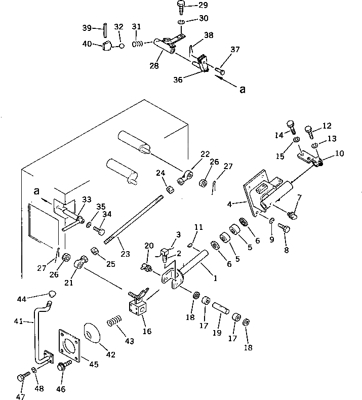 Рычаг 144-43-81510 Komatsu