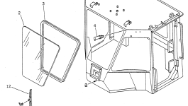 Крышка 421-56-11172  Komatsu