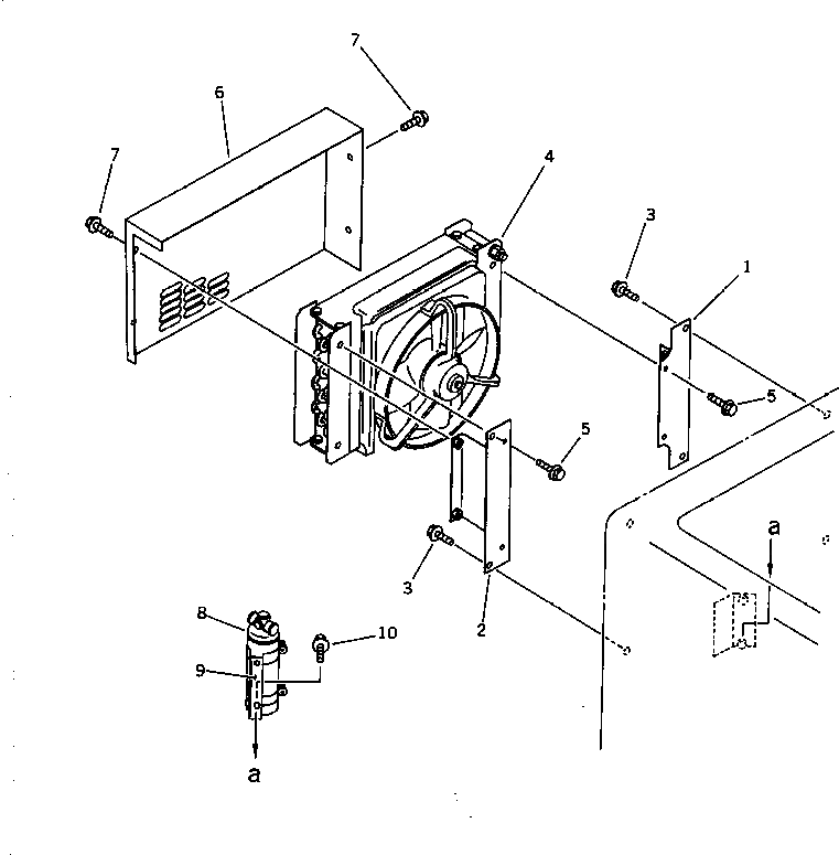 Крышка 421-963-1320  Komatsu