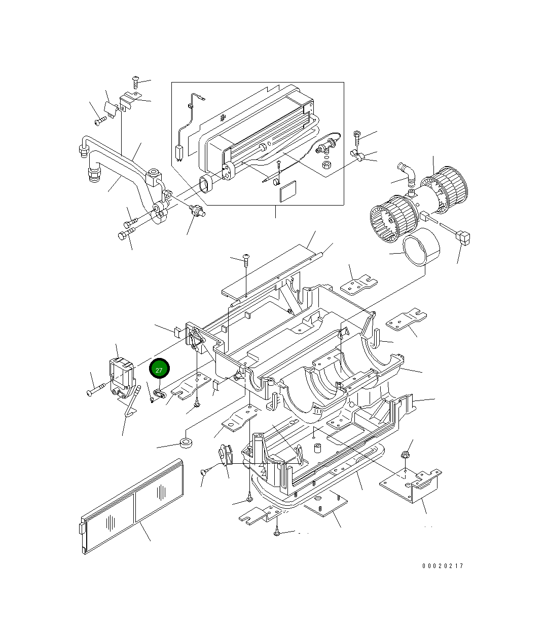 Рычаг DK534470-9200 Komatsu