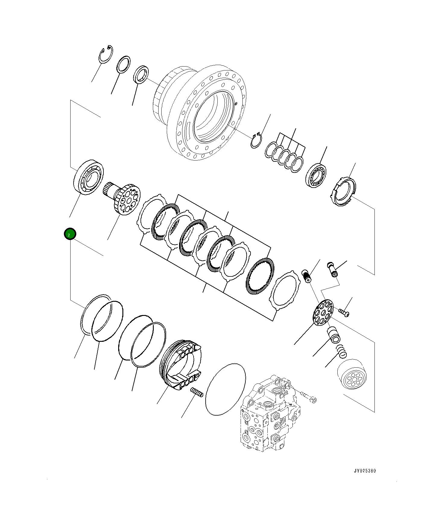 Подшипник 706-8J-41010 Komatsu
