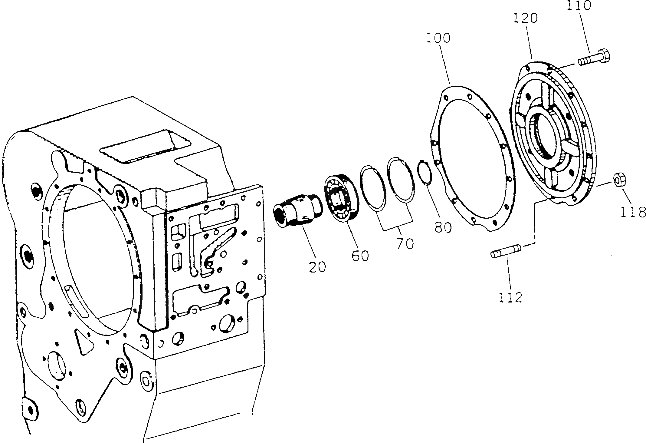 Подшипник BW252456 Komatsu
