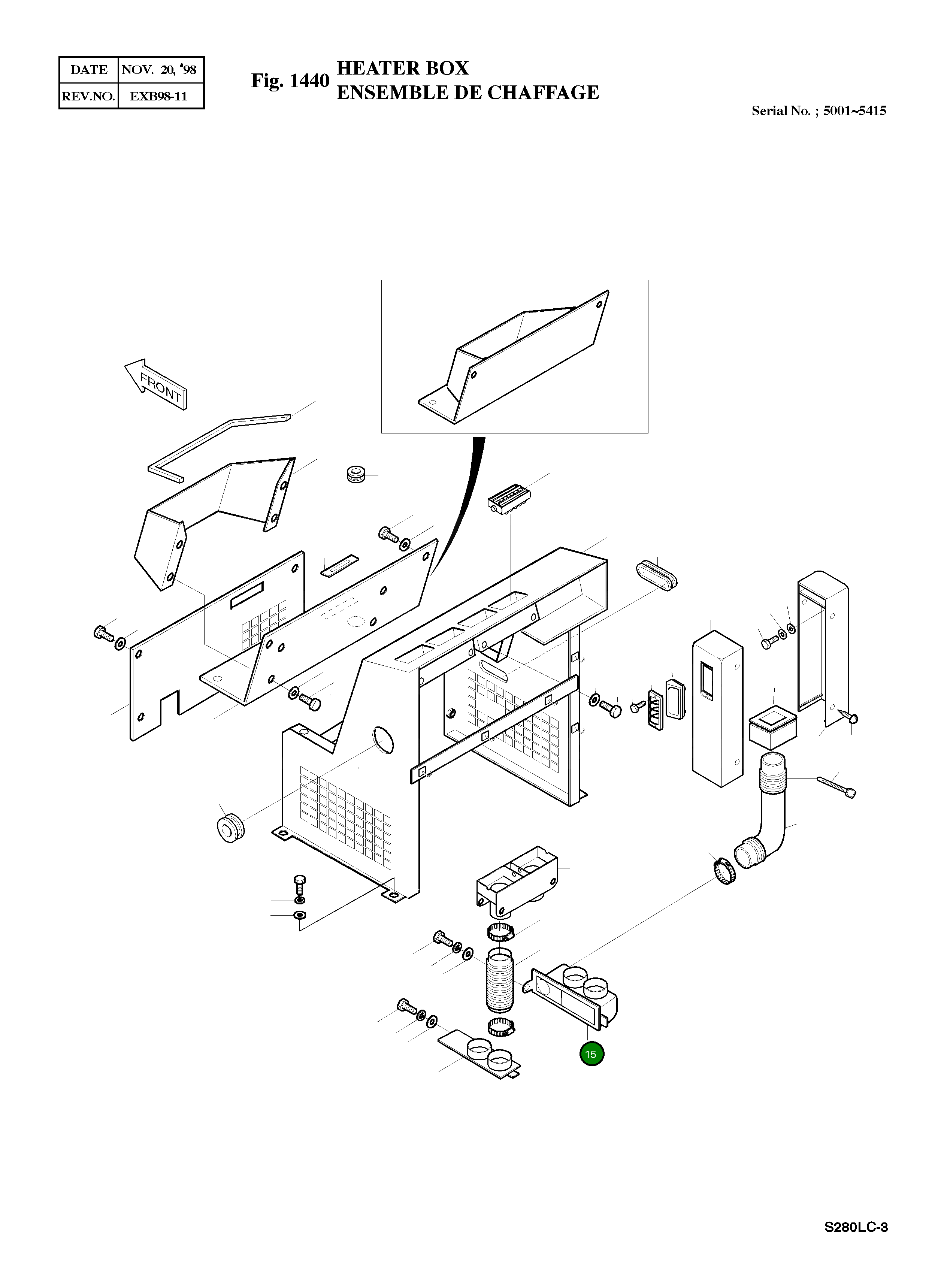 Крышка 2621-2774A  Komatsu