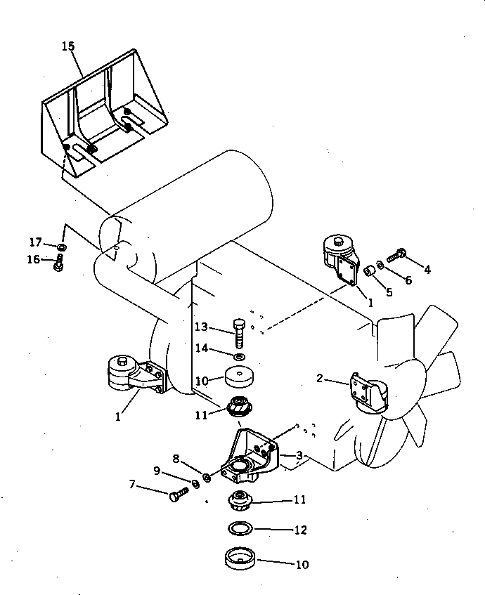 Крышка 22C-01-11111 Komatsu