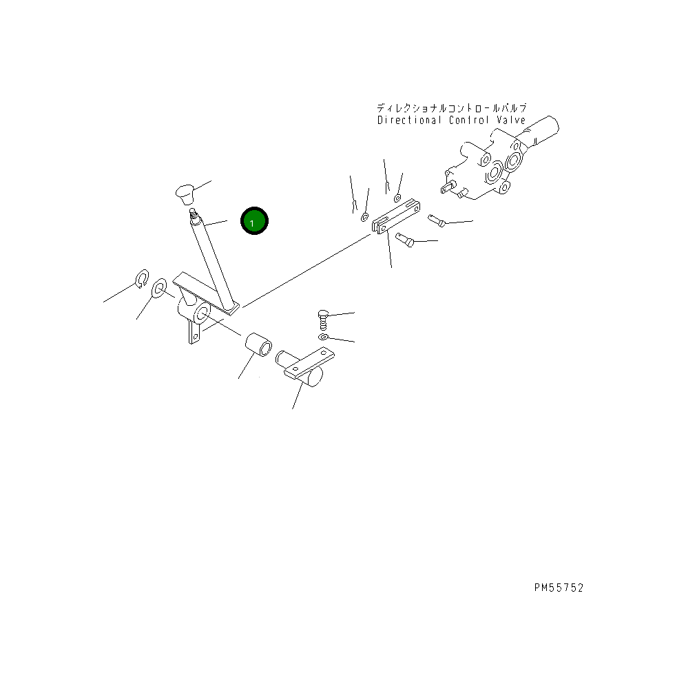 Рычаг 234-809-3160 Komatsu