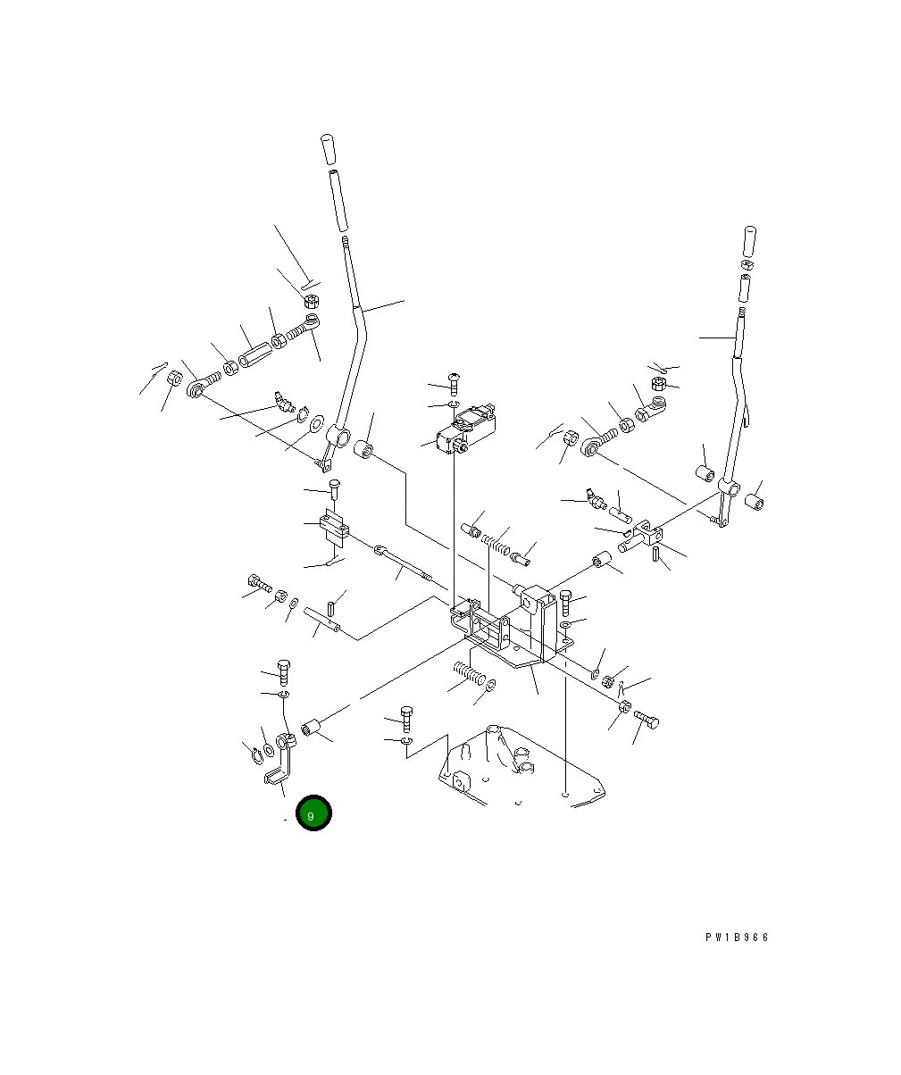 Рычаг 176-76-27461 Komatsu