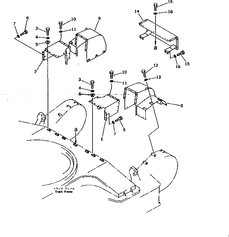 Крышка 21N-30-11280 Komatsu