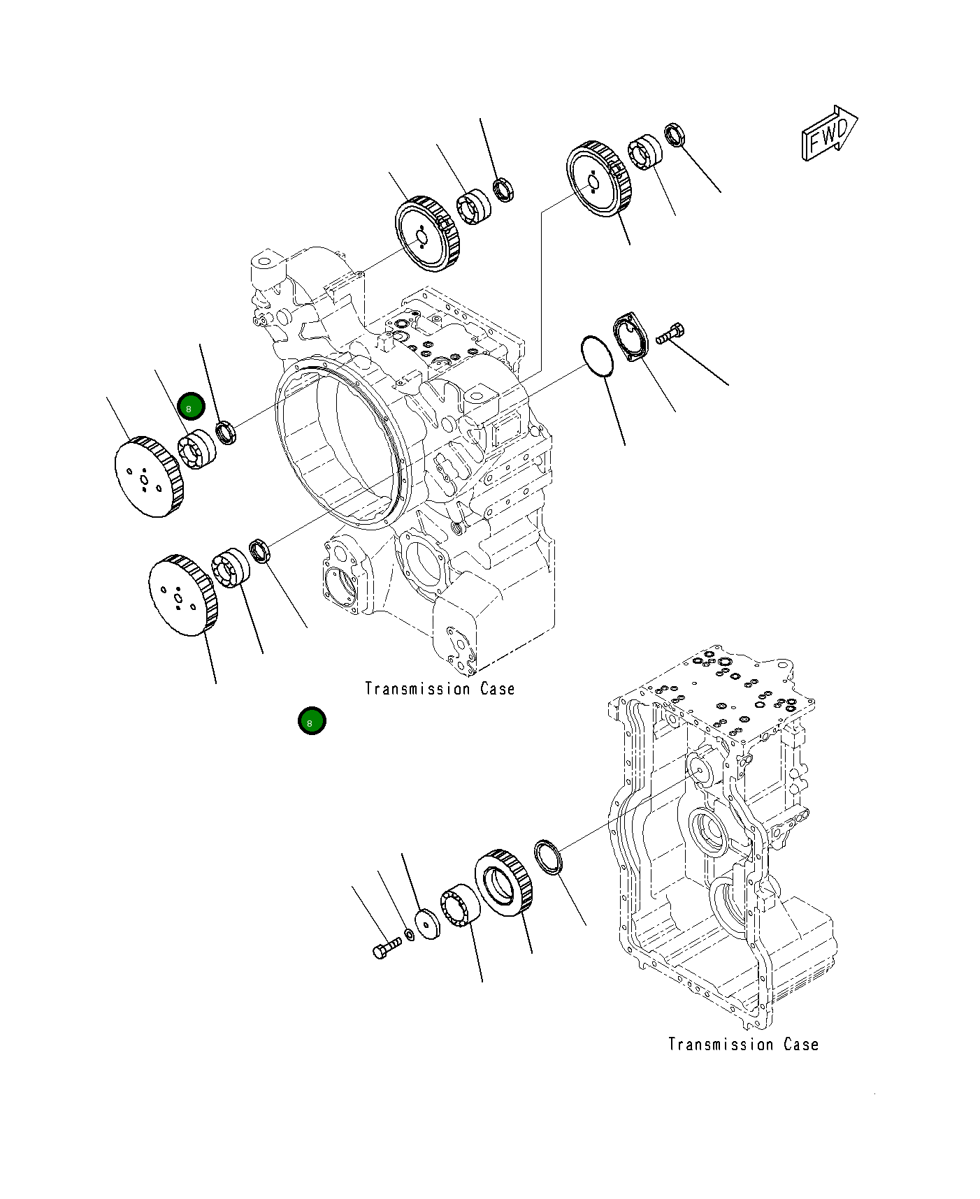 Подшипник 23B-13-79310 Komatsu