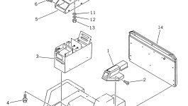 Крышка 423-944-1232  Komatsu