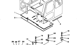 Сиденье 144-929-2891 Komatsu