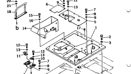 Крышка 21E-54-11181 Komatsu