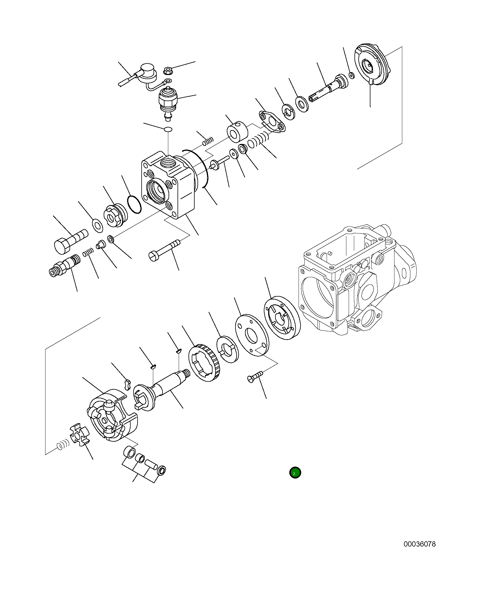 Крышка DK146103-0000 Komatsu
