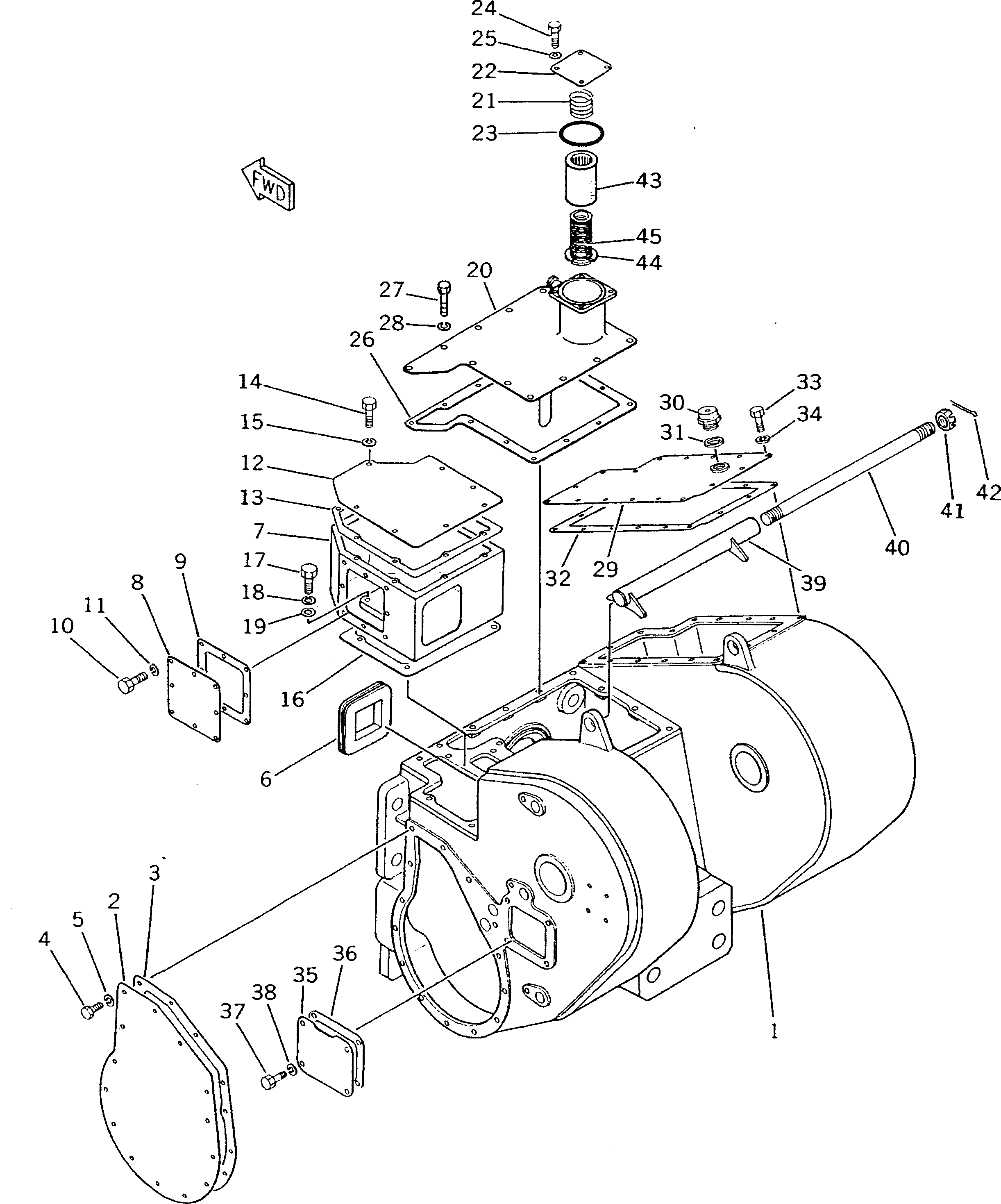 Крышка 175-916-3660 Komatsu
