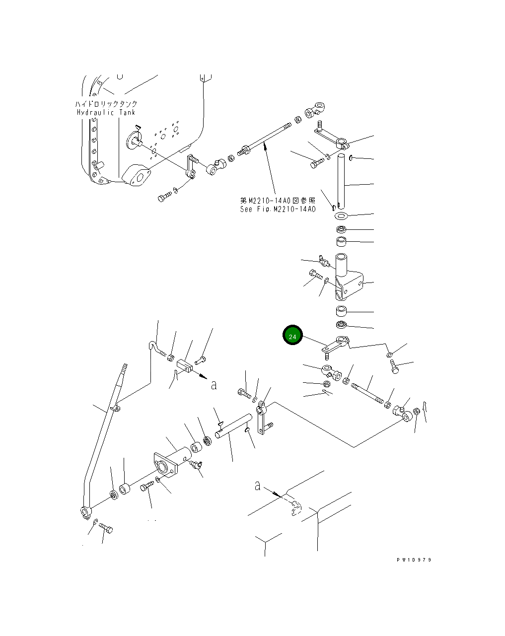 Рычаг 176-61-42111 Komatsu