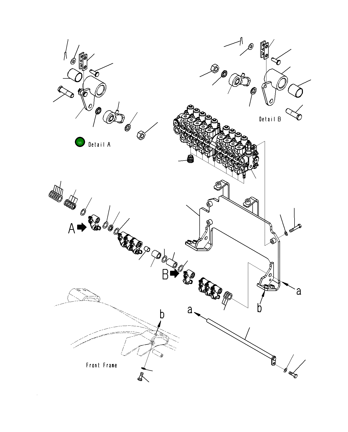 Рычаг 23H-60-16610 Komatsu