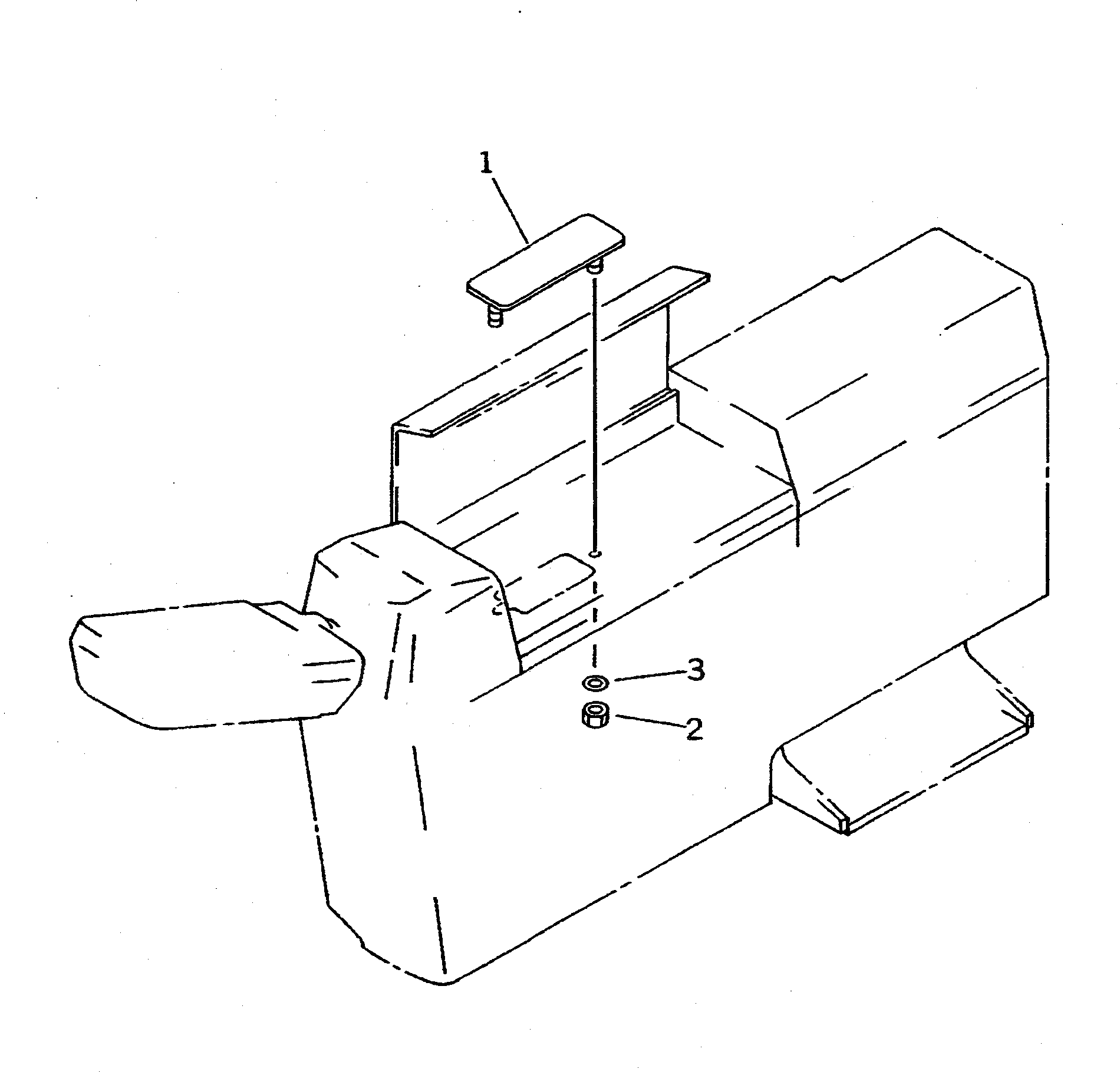 Крышка 203-06-59310 Komatsu