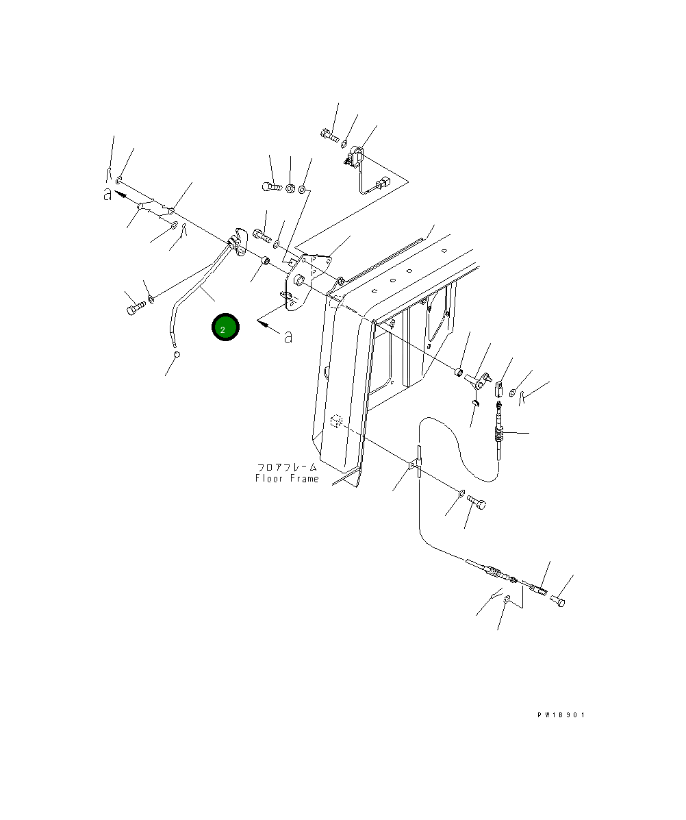 Рычаг 195-43-65121 Komatsu
