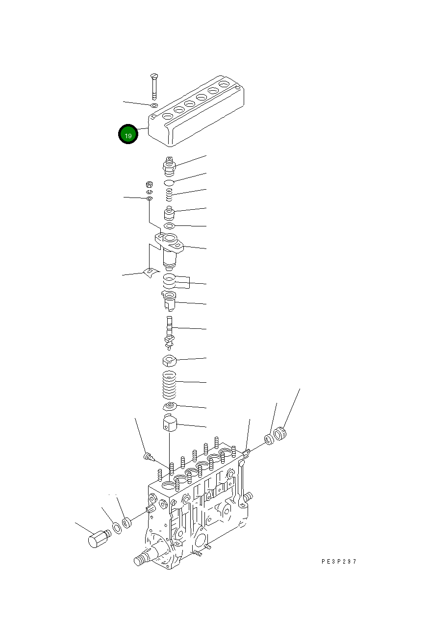 Крышка ND090431-0060 Komatsu