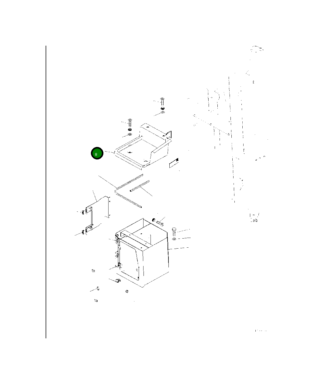 Крышка 423-54-52971  Komatsu