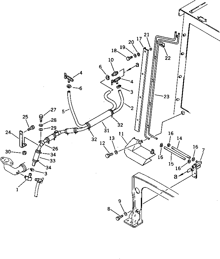 Крышка 144-Z79-2520 Komatsu