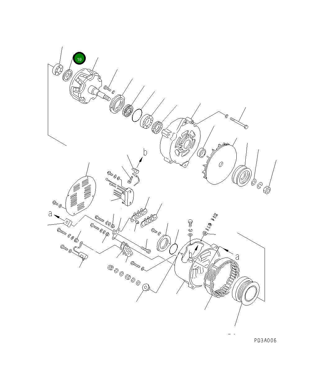Крышка SD3409-00300 Komatsu