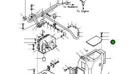 Крышка 416-942-1421  Komatsu